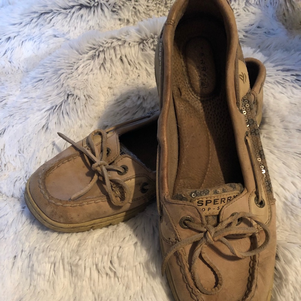 Leopard Sequin Sperry’s